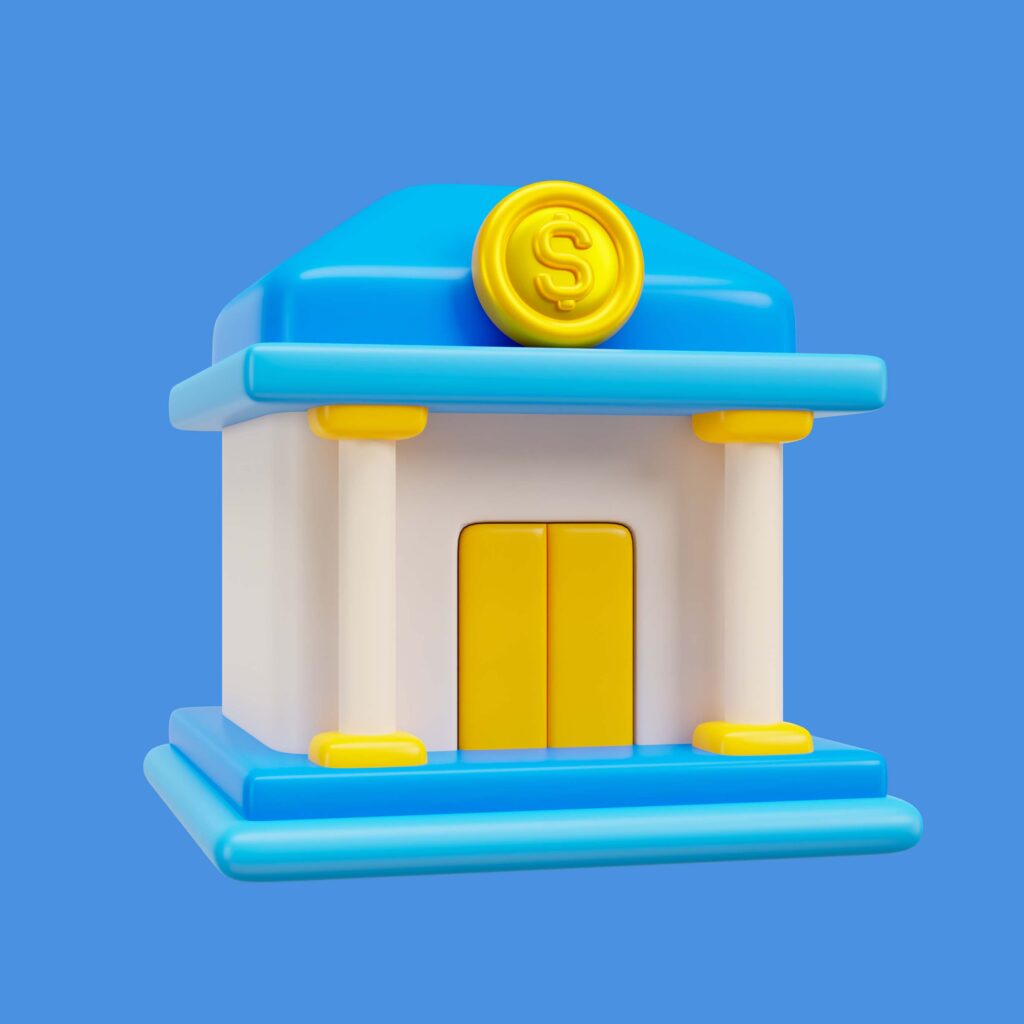 3d bank image